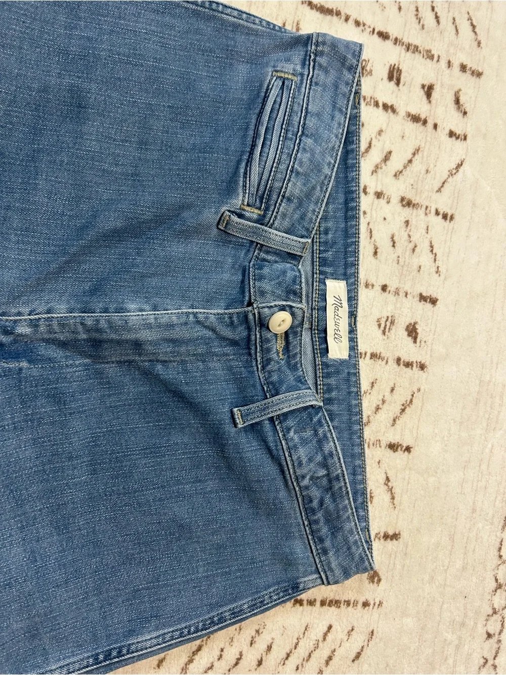 Madewell Emmett Wide Leg Crop Jeans Size 30 Light Wash High Rise Quiet Luxury